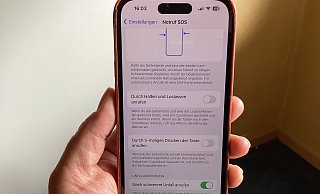 Technik für die Notfall-Alarmierung – wie hier bei einen iPhone – kann auch deaktiviert werden. - Ralf T.Mischer