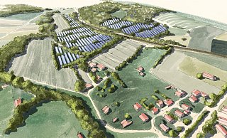 Die geplante Freiflächenanlage bei Nieheim kann die meisten Mitglieder des Kreisumweltausschusses mit ihrem Konzept nicht überzeugen. - Projektierer