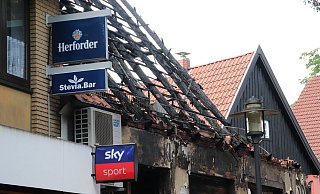 Der mutmaßliche Brandstifter der Herforder Stevia-Bar wird nun international gesucht. - Archivfoto: Alina Rullkötter