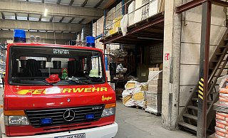 Die Feuerwehr war am Freitagnachmittag in einem Baumarkt im Einsatz. - FFW Höxter