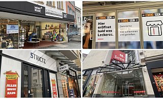 Der Laden "Schreibkultur am Dom" wird seinen Standort am Markplatz aufgeben. Im Hauptbahnhof Paderborn steht eine Neueröffnung an. Im "Strictz" läuft der Räumungsverkauf und dem Modehaus Sittig folgt demnächst der Dekoladen Søstrene Grene. - Jule Barmwater