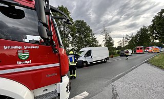 Die Wagen kollidierten auf der Delbrücker Straße in Höhe der Einmünsung Grüner Weg. - Jens Reddeker