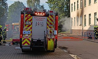 Die Einsatzstelle an der Saarstraße. - Claus Frickemeier