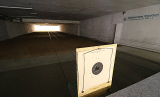 Der Schießstand des Schützenvereins am Corveyer Hafen. - Simone Flörke