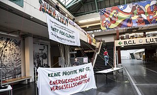 Nach neun Tagen endet am Mittwoch, 11. Mai, die Blockade des zweitgrößten Hörsaals der Uni Bielefeld. - Joerg Dieckmann - www.dieckmann-fotodesign.de