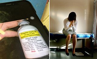 Eines der Vergewaltigungsopfer fand ein Fläschchen des Narkotikums Propofol im Krankenhausbett. Doch eine Konsequenz des eigenartigen Verhalten gab es damals nicht. - picture alliance / Jens Reichenbach