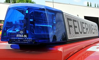 Das Blaulicht eines Feuerwehrwagens. - Reinhard Rohlf
