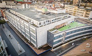 Das Karstadt-Areal an der Bahnhofstraße/Ecke Arndtstraße. - Mike-Dennis Müller / www.mdm.photo
