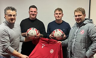 Die Neuen im Team: Stefan Arndt, Yannick Hartmann, Finn-Luis Patzek und Hauke Leerhoff (v.l.). - Florian Finke