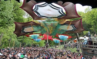 Das Psytrance-Festival "Hai in den Mai" lockt in jedem Jahr viele Besucher aus dem In- und Ausland nach Stemwede-Wehdem. - Archiv Tanja Dittmann