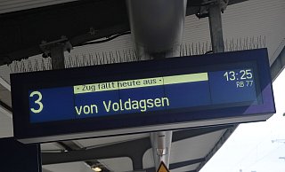 Ab Dienstag fährt die Zuglinie wieder ohne Ausfälle. - JAN-HENRIK GERDENER