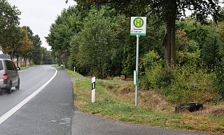 In einer Stichstraße Richtung Nordhagen spielte sich der Einsatz ab, bei dem der Mann zu Tode kam. - Regina Brucksch