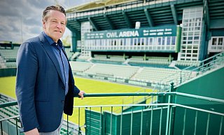 Ralf Weber ist der Turnierdirektor der Terra Wortmann Open. Auch in diesem Jahr verspricht er den Besucherinnen und Besuchern der OWL-Arena in Halle Tennis der Extraklasse. - Nicole Donath