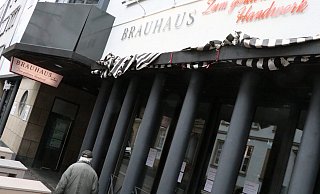 Das Brauhaus zum goldenen Handwerk in Paderborn steht seit Monaten leer. - Holger Kosbab