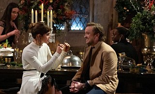 Emma Watson und Tom Felton schwelgen in Erinnerungen und verraten ein Geheimnis. - © WarnerMedia Direct, LLC. All Rights Reserved. HBO Max is used under license.