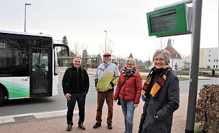Hermann Ludwig (v. l.), Wilfried Bott, Marie-Theres Herbold und Doris Hauck. - Dieter Scholz