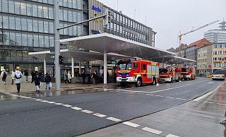 Die Feuerwehr war am Jahnplatz im Einsatz. - Stefan Gerold
