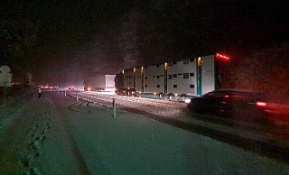 Auf Horst Höhe sind mehrere Fahrzeuge stecken geblieben. - Friedrich Föst