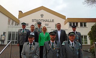 Sie alle freuen sich auf den Start des Schützenfestjahres 2022. - Schützenverein