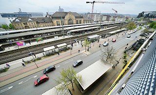 An der Joseph-Massolle-Straße soll künftig der Fernbusbahnhof eingerichtet werden. Diesen Vorschlag hat die Verwaltung der Politik unterbreitet. - Peter Unger