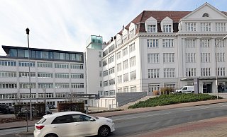 Der Unternehmenssitz von Brax an der Herforder Wittekindstraße. - Frank-Michael Kiel-Steinkamp