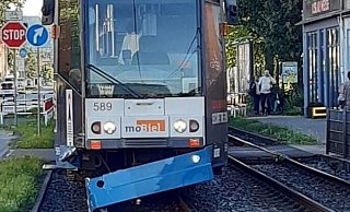 Stadtbahnunfall an der Beckhausstraße. - privat