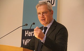 Der außenpolitische Experte der CDU, Norbert Röttgen, bem Neujahrsempfang des CDU-Kreisverbandes. - Burkhard Battran
