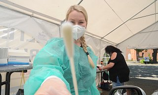 Sinkende Fallzahlen, genug Test-Angebote: Das DRK will seine Test-Zentren im Kreis Höxter schließen. - Joern Spreen-Ledebur/Symbolfoto