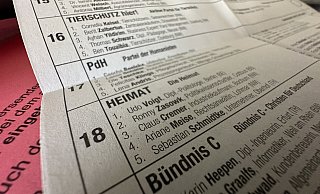 Die Partei „Die Heimat“ war zuvor als NPD bekannt. Sie wird vom Verfassungsschutz beobachtet, gilt als rechtsextrem und Sammelbecken für Neonazis. - Lukas Brekenkamp