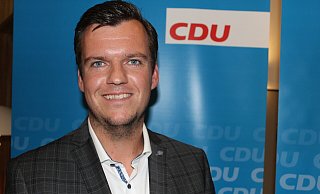 Der 30-jährige Andre Schröder wurde einstimmig zum neuen ersten Vorsitzenden im CDU Stadtverband gewählt. - Anastasia von Fugler
