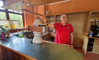 Michele Scistri ist zumindest für das nächste halbe Jahr Pächter des Ristorante Bonacossa. - Uwe Pollmeier