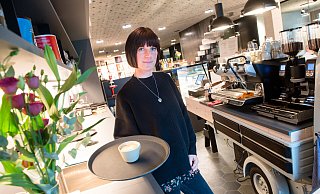 Isabel Hüls leitet das Café im Lui House. Sie und ihr Team werden auch das Catering für die Nutzer der Tagungsräume und des creativlabs im Haus übernehmen. - Ralf Bittner