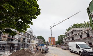 Insgesamt 88 Wohneinheiten entstehen auf dem Gelände der früheren Britensiedlung an der Sperberstraße. - Oliver Krato
