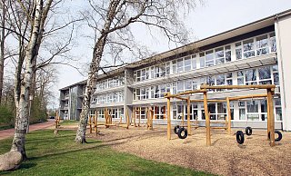 An der Gesamtschule Friedenstal in Herford kam es zu einem Feuerwehreinsatz. - Archivbild Frank-Michael Kiel-Steinkamp