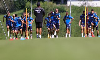 Im Trainingslager in Walchsee in Österreich hat sich der SC Paderborn rund eine Woche lang auf die Saison 2024/35 vorbereitet. - Oliver Krato