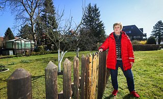 Katrin Siekmann kämpft um die Bebauung ihres Grundstücks an der Meindersstraße. - Sarah Jonek