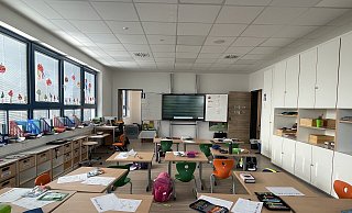 So sehen die neuen Klassenräume der Brüder-Grimm-Schule aus. - Shannon-Lee Bendig