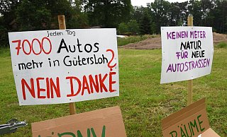 Gegen den angedachten Ausbau hat es bereits jede Menge Proteste gegeben. - Barbara Franke