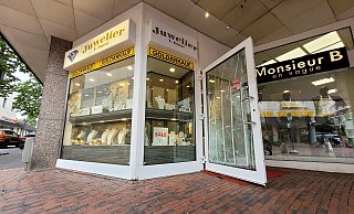 Der Einbruch beim Bünder Juwelier ist gescheitert. - Florian Weyand