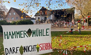 Die Anwohner waren entsetzt, als im Morgengrauen die Abrissbagger anrückten. - Wolfgang Rudolf