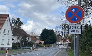 Die Löhner Straße ist gesperrt und wird zur Baustelle. - Dirk Windmöller