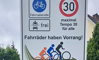 Die Grünen schlagen weitere Fahrradstraßen und Fahrradzonen in Bünde vor. - Kaufmannschaft Altstadt