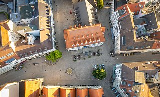 So sieht die Bielefelder Altstadt rund um das Theater am Alten Markt heute aus. Sie hat sich im Laufe der Jahre stark verändert. - Mike-Dennis Müller / www.mdm.photo