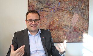 Keine Angst vor der Landratswahl? Bürgermeister Lars Bökenkröger zeigt sich gelassen. - Jörg Stuke