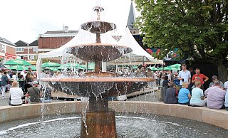 Das Bierbrunnenfest wird Mitte August gefeiert. - Barre