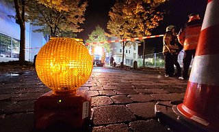 Eine solche Begrenzungsleuchte (Blitzlampe) haben zwei Jugendliche am Donnerstagabend der Feuerwehr an einer Einsatzstelle auf der Bahnhofstraße gestohlen. - Gerald Dunkel