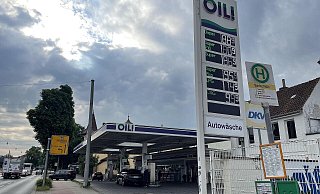 In der Nacht zum Maifeiertag ist die Oil-Tankstelle an der Viktoriastraße überfallen worden. MT-Archivfoto: - Malina Reckordt