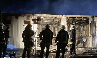 Anfang 2021 war auch noch die Brand- und Vandalismusserie in Bünde in vollem Gange. Unter anderem die Kita Krempoli wurde mehrfach Opfer von Brandstiftung. - Katharina Eisele