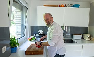 Für Michael Freimuth ist die Küche der Mittelpunkt des Hauses. - Andre Schneider