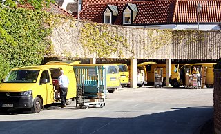 Das Zustellzentrum an der Uferstraße ist zu klein geworden. Grund ist das gewachsene Paketaufkommen. - Burkhard Battran